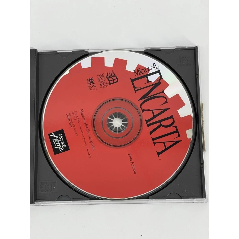 Microsoft Windows Encarta 1994 Multimedia Home‎ Encyclopedia CD Rom
